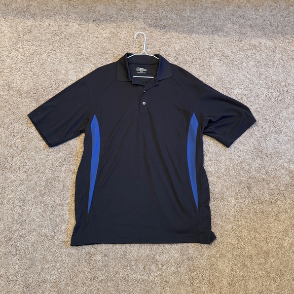 ❤️❤️ 3/$25 Men's PGA Tour Navy and Royal blue short sleeved polo Size Medium - Picture 1 of 4